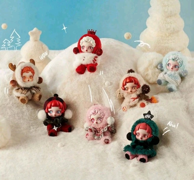 ぬいぐるみ POP MART SKULLPANDA Winter Symphony POPMART SKULLPANDA Winter Symphony Series Plush Blind Box Figure