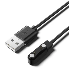 Meliya Smart Watch Charger Magnetic 2 Pin Cable for Fitness Tracker, Da Fit Watc