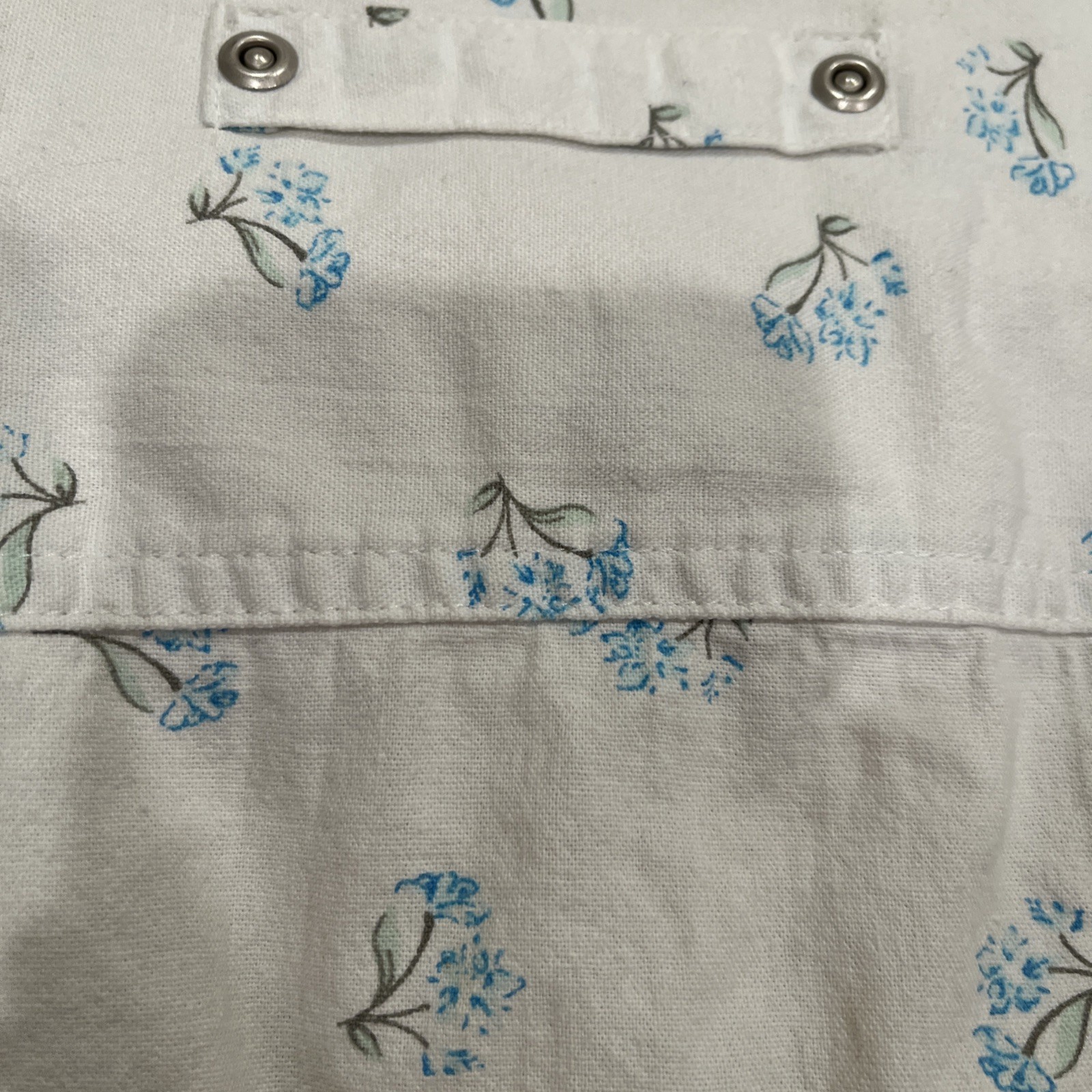 Floral Print Basic Edition Blouse Short Sleeve Bu… - image 6