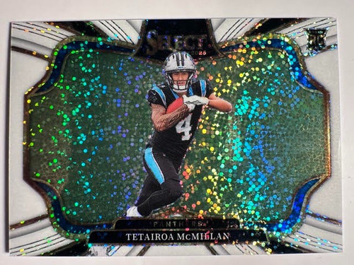 Panini 2025 Select Field Level WHITE SPARKLE Prizm Tetairoa McMillan #444