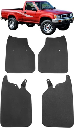Genuine Full Set Splash Guards Mud Flaps For 1988-1995 Toyota Hilux Pickup Vigo
