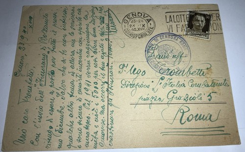 WWII 1940 PROPAGANDA POST CARD OF ITALY, GERMAN & SWISS Parody On Trade ๐จ๐ญ๐ฎ๐น - Picture 5 of 8