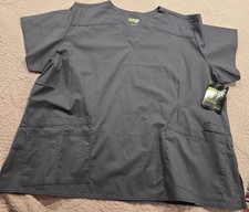 WonderWink WonderFlex Pewter Gray 3xlarge 6108 Scrub Top