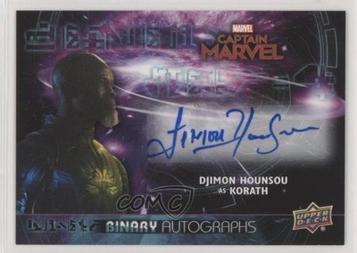 2020 Marvel Avengers Endgame & Captain Binary Djimon Hounsou as Korath Auto 1aq