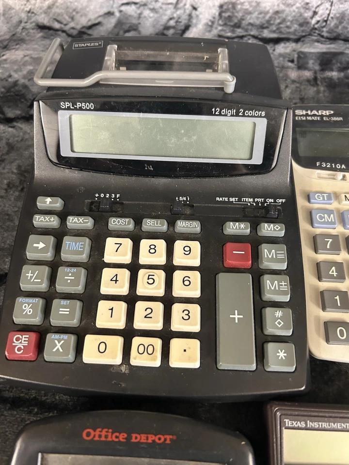 Calculator Lot Of 7 - Image 2 of 4
