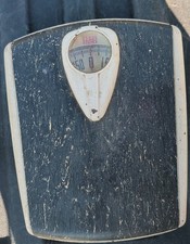 Vtg 1950s BORG Art Deco Bathroom Scale 260 lb...
