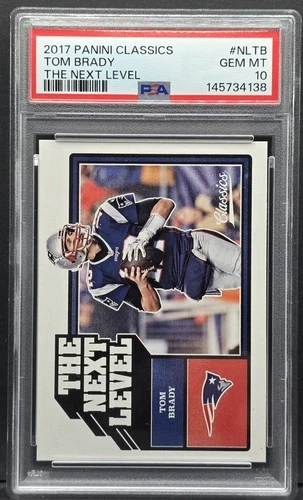 2017 Panini Classics - The Next Level Tom Brady #NL-TB PSA 10