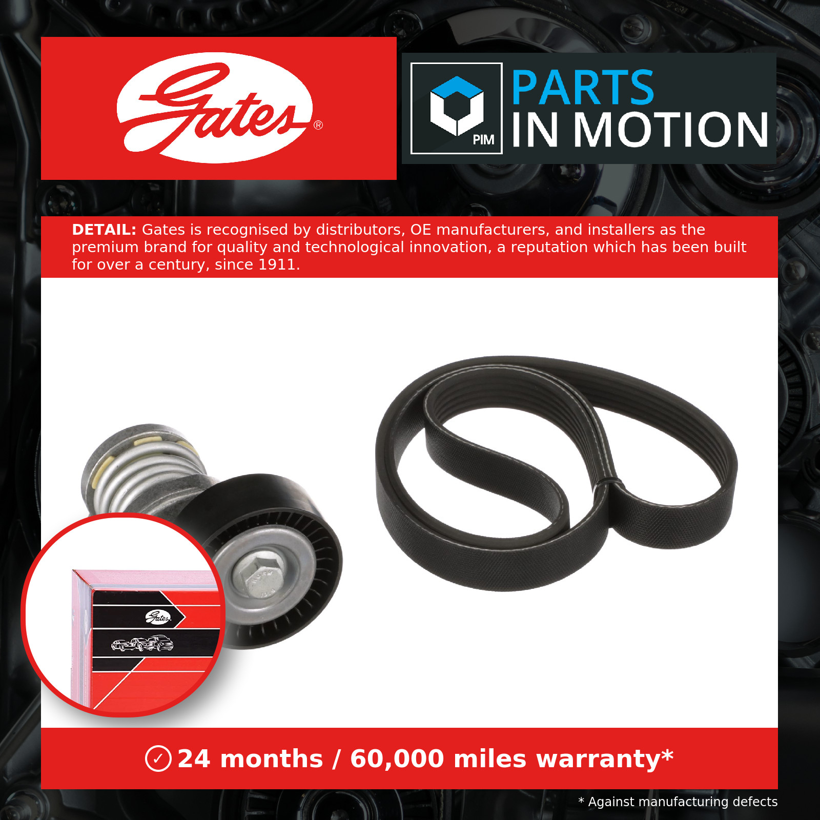 ✅Fits GATES K036PK1078 K036PK1078 MICRO V KIT ⭐UK Seller⭐ - Image 9