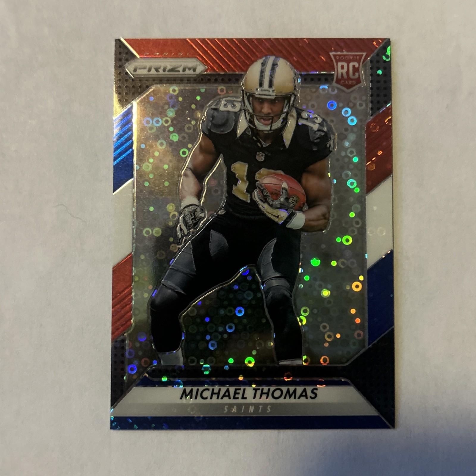 2016 Panini Prizm Rookie Michael Thomas #230 Red White Blue Disco Prizm (RC)