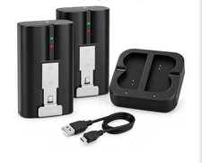 2-Pack 6040mAh Replacement Battery Charger for Ring Doorbell 2/3/3 Plus/4