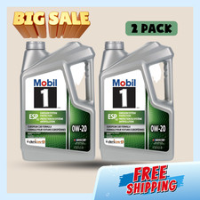[HOT SALE] (2 pack) Mobil 1 ESP X2 Full Synthetic Motor Oil 0W-20, 5 Quart 44.75 per gallon