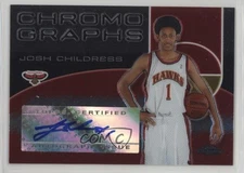2004-05 Topps Chrome Chromographs Josh Childress #CH-JC Rookie Auto RC