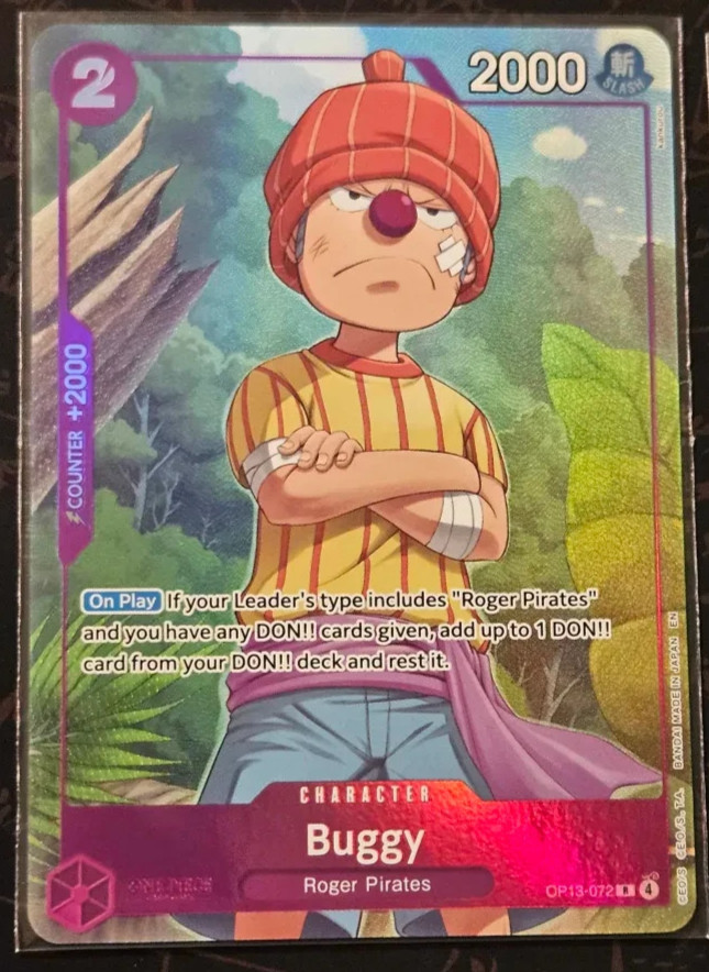 Buggy Premium Card Collection Best Selection Vol 6 OP13-072 One Piece English