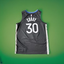 Nike x Golden State Warriors Stephen Curry 30 The Town Black Jersey Size 48 NBA
