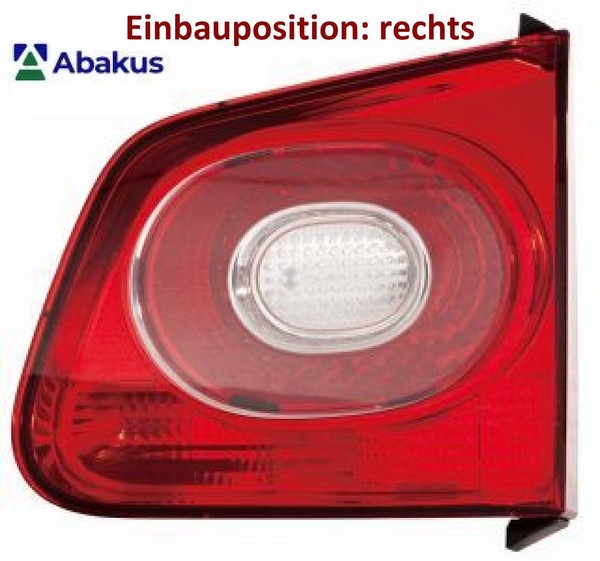 Abakus 441-1317R-LD-UE Heckleuchte Rechts RüCklicht Hecklicht FüR VW-image
