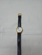 Vintage Sun Time Colorado Rockies Womens Watch Gold Tone Case 1994 Needs Battery