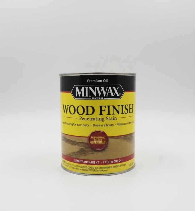 Minwax Wood Finish ~ Quart ~ Penetrating Stain Fruitwood 241 ~ Semi-Transparent