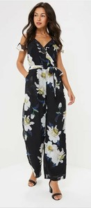navy wide leg jumpsuit uk