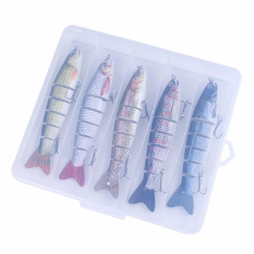 1PC Multi Jointed Fishing Lure Swimbait 12.7cm/22g Crankbait Hard Bait Wobblers - Bild 18 von 26