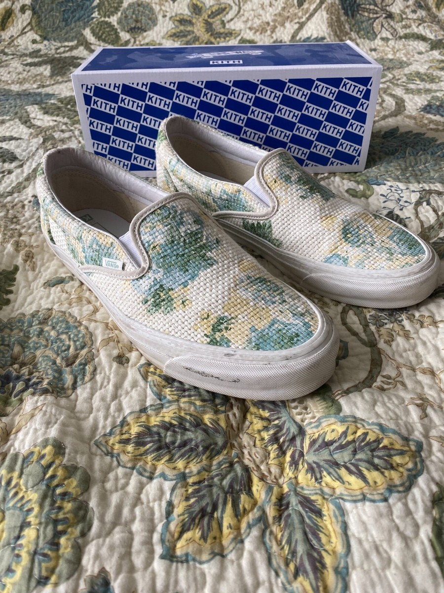 Sz 11.5 Kith For Vault Vans OG Classic Slip-On LX Vintage  display picture 3