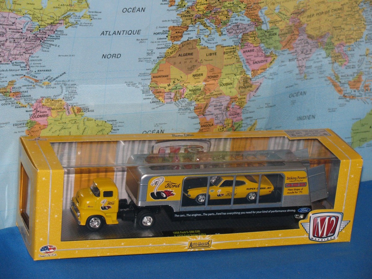 M2 MACHINES 1956 FORD C-500 COE & 1970 FORD TORINO COBRA ***BRAND