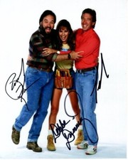 TIM ALLEN RICHARD KARN DEBBE DUNNING signed 8x10 HOME IMPROVEMENT photo TIM ALLEN RICHARD KARN DEBBE DUNNING signed 8x10 HOME IMPROVEMENT photo