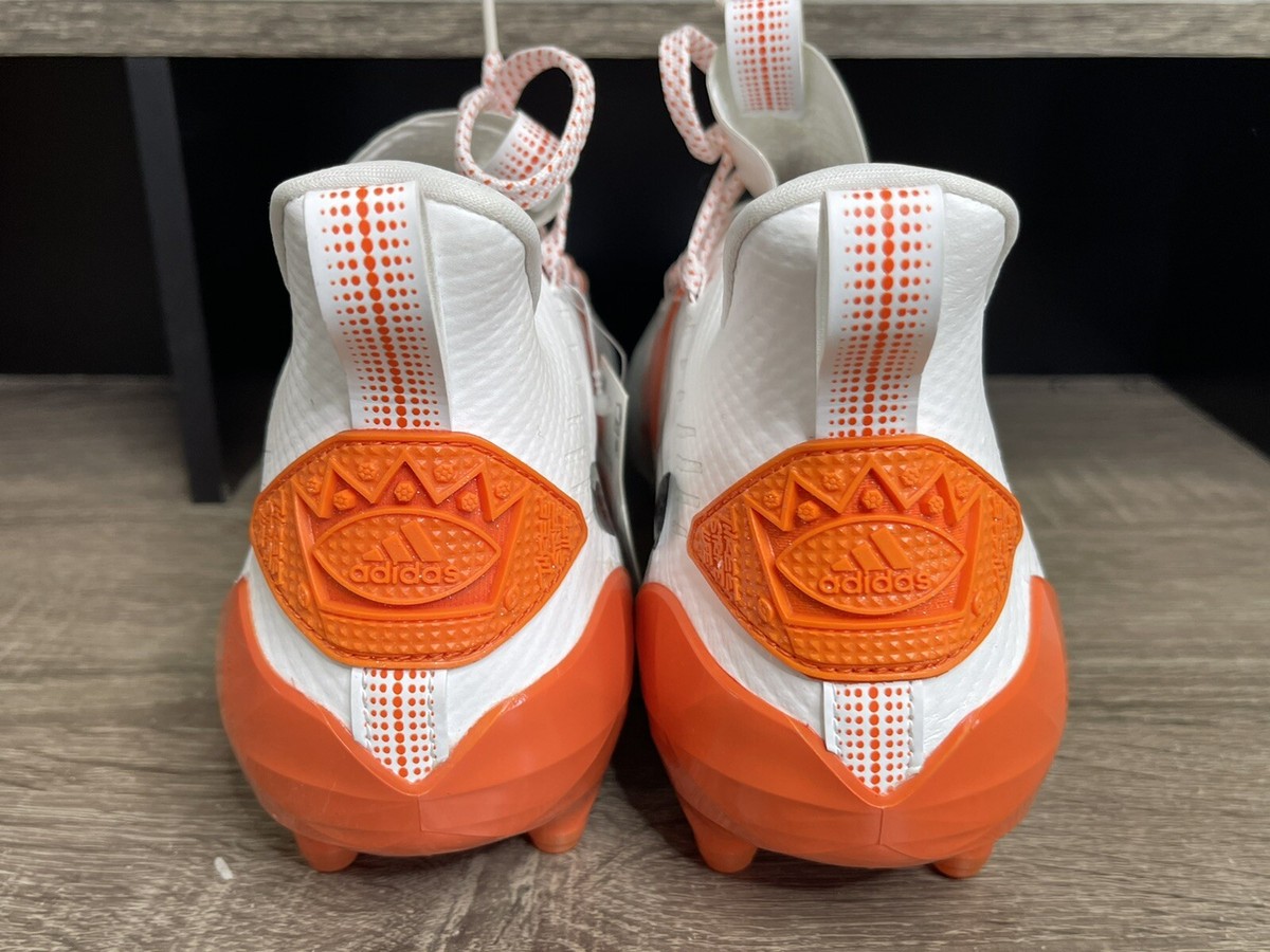 Adidas Adizero Young King Orange Floral Football Cleats  display picture 1
