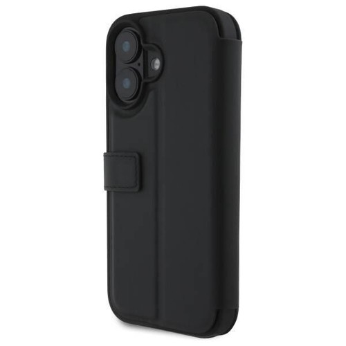 BMW Signature Leather Wordmark Bookcase for iPhone 16 6.1" Black - 第 7/8 張圖片