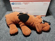 Hasbro Pound Puppies BROWN W/ BLACK SPOTS PUPPY DOG 17" Plush STUFFED ANIMAL
