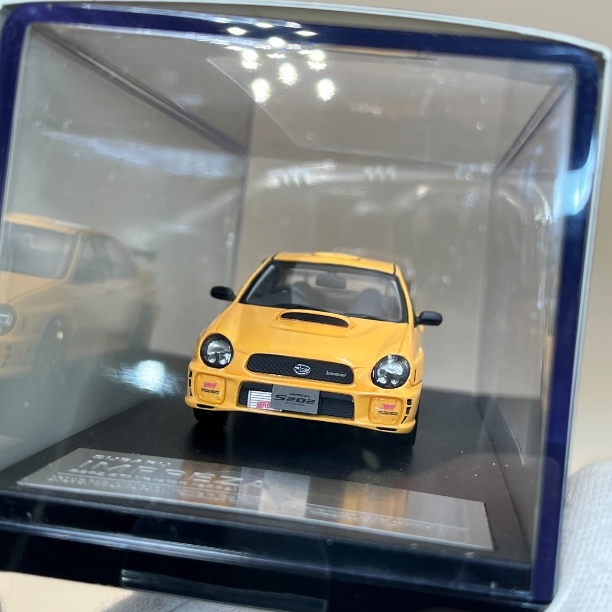 Hi-Story 1/43 Subaru Impreza S202 STi Version 2002 yellow HS402YE