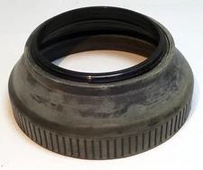 62mm Rubber Lens Hood Shade  collapsible double threaded