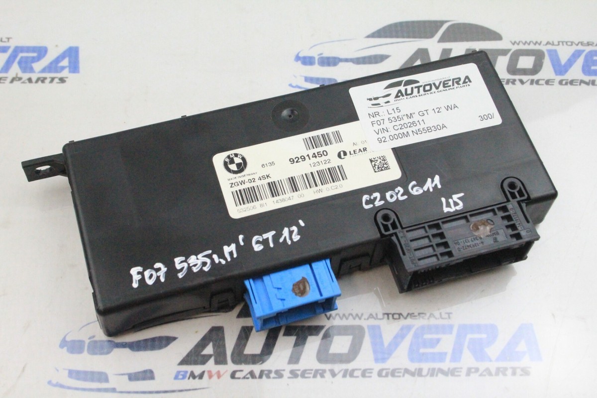 BMW F07 F10 F11 ZGW CENTRAL GATEWAY MODULE 9291450 | eBay