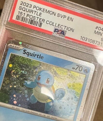 PSA 9 TRIO BULBASAUR SQUIRTLE ๐& CHARMANDER 151 POSTER COLELCTION POKEMON - Picture 3 of 3