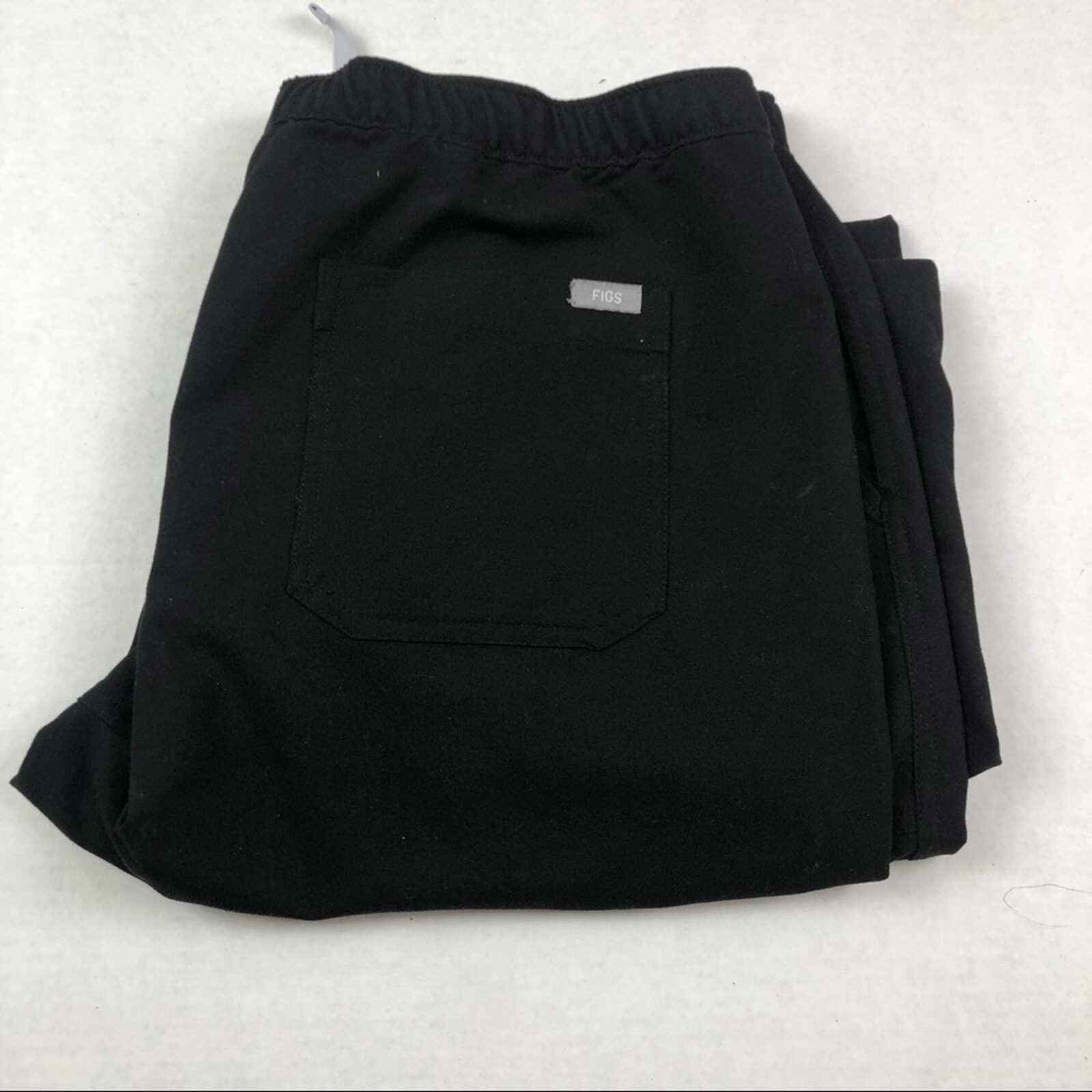 FIGS Mens Black Cairo Cargo Multi Pocket Straight Leg… Gem