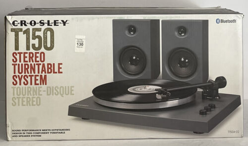 Crosley T150 Stereo Turntable System T150-CG - Afbeelding 1 van 15