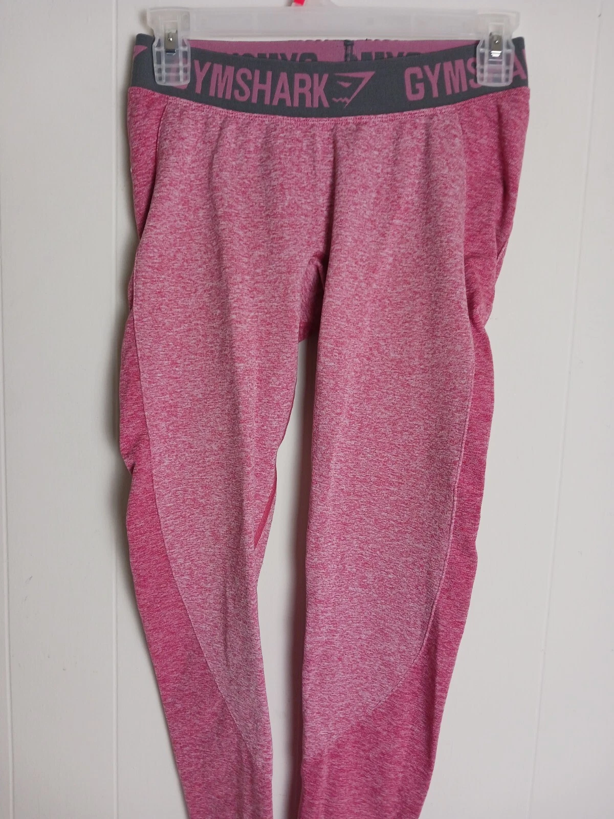 gymshark flex seamless stretch mid-rise heather leggings