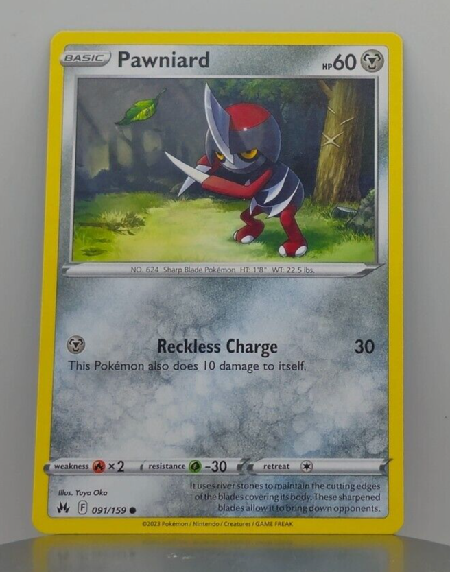 Pawniard - Crown Zenith - CRZ - 91/159 - Pokemon | eBay