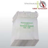 Staubbeutel Staubsaugerbeutel FiltertüTen Geeignet FüR Vorwerk Kobold Vk 135 136