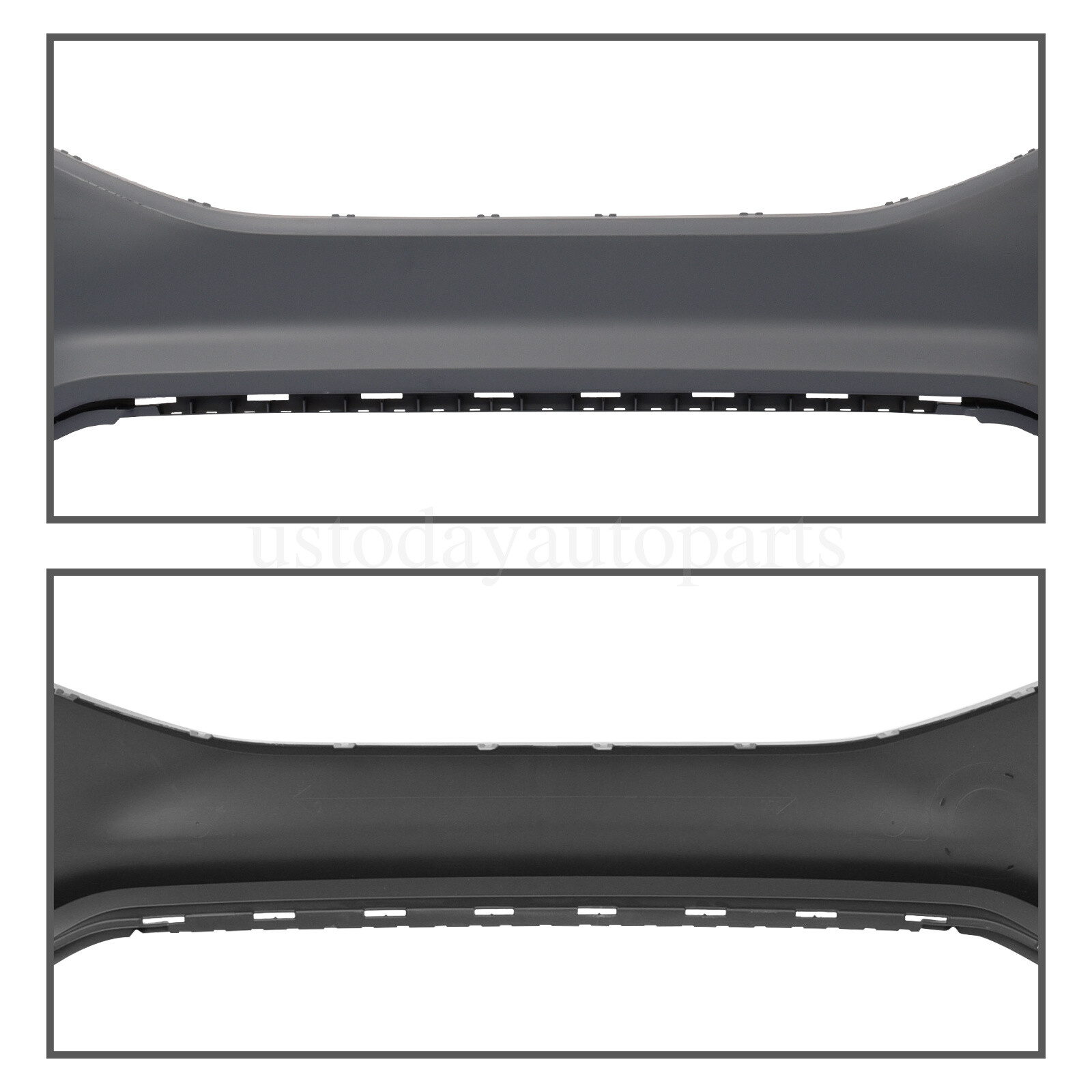 FO1014135 Front Bumper Cover W/O Park Assist For 2019-2024 Ford Edge Primed