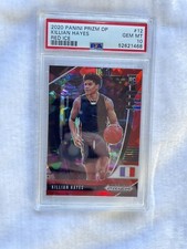 2020-21 Panini Prizm DP Draft Killian Hayes RC Red Ice Prizm #12 PSA 10 GEM MT
