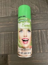 Spray On Hair Color Temporary Shampoo Out Bright Yellow Color 3oz Metal Bottle