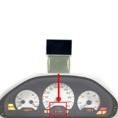 For Mercedes 1998-2002 C-class W202 Middle Instrument Cluster LCD Display Screen