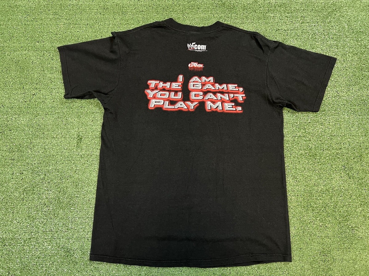 Vintage 2000 WWF The Game Triple H Logo Shirt Size XL Wrestling