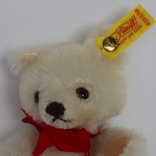 Steiff White Original Teddy Bear, 0203/18, 7", Excellent, Circa 1983