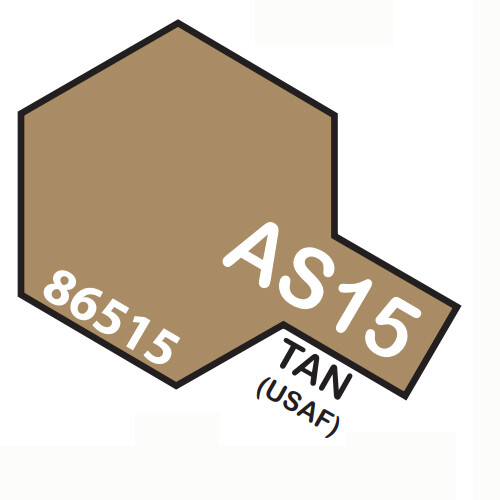 Vernice Spray Per Plastica 100 Ml. Aircraft Tan USAF 86515 TAMIYA