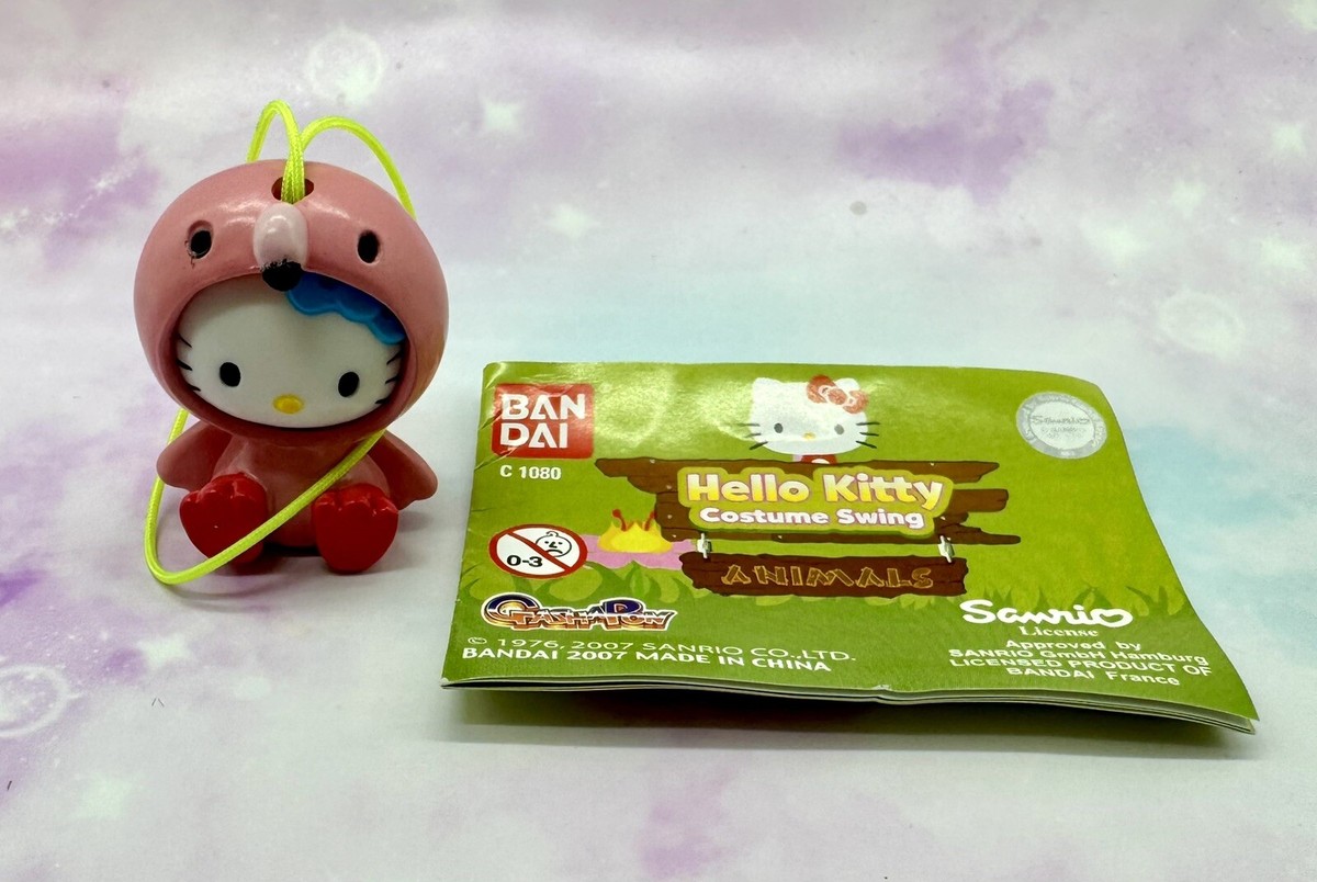 Bandai Sanrio Hello Kitty Costume Swing Dangler Flamingo Animal