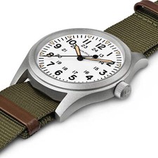 HAMILTON Khaki Field Mechanical Stainless Steel 42mm Mechanical Wristwatch 76304 2