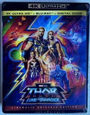 THOR Love and Thunder (4K UHD + Blu-ray + Digital) Marvel *NEW/SEALED* FREE SHIP