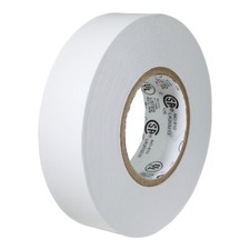 TapesSupply 100 ROLLS WHITE ELECTRICAL TAPE 3/4" X 66 FT FULL CASE 