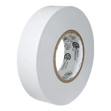 TapesSupply 100 ROLLS WHITE ELECTRICAL TAPE 3/4" X 66 FT (FULL CASE)